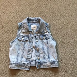 Little Girl’s Denim Vest